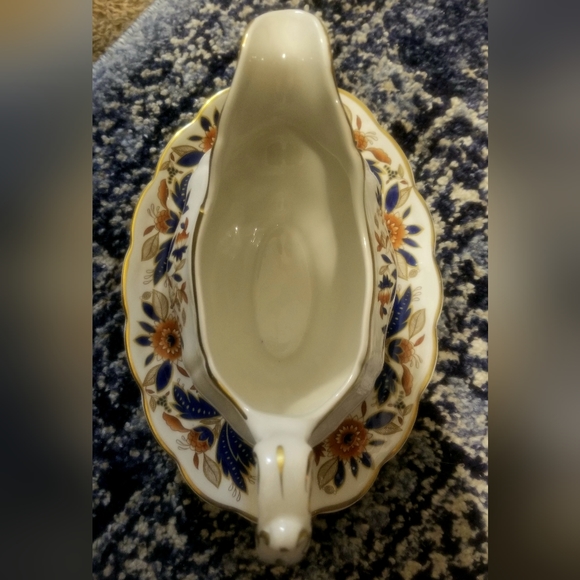 Dovedale Booths, Made in England, Vintage Gravy Boat & Under Plate - Picture 3 of 7